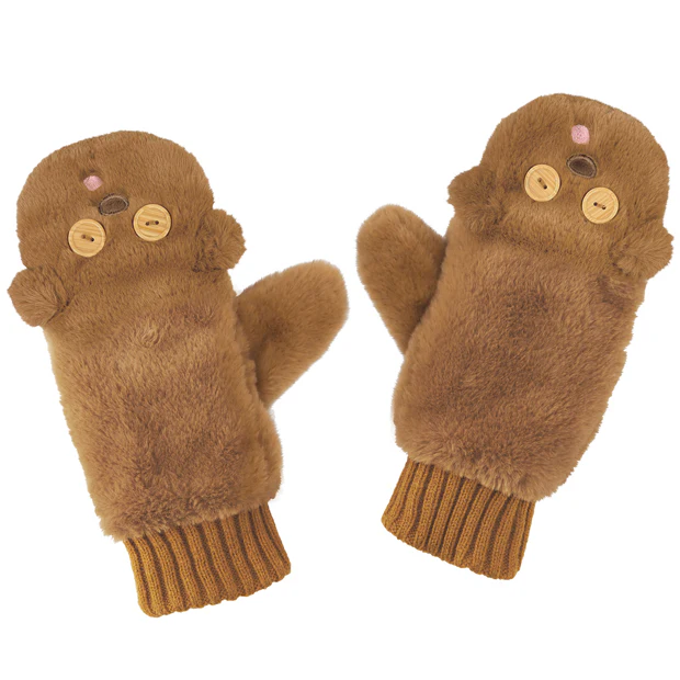 【訂貨】USJ Tim Bear 冬日系列 - 毛毛手襪