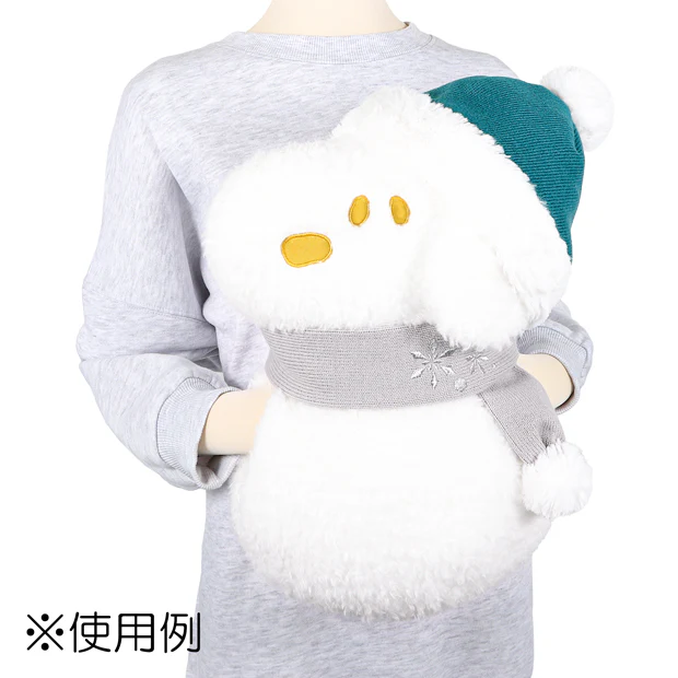 【訂貨】USJ PEANUTS Snowy Sparkles Snoopy 史努比聖誕系列 - 雪人Snoopy 暖手公仔