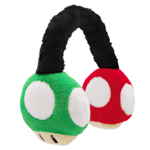 【訂貨】USJ Mario 紅綠色蘑菇 超級蘑菇 1-Up 蘑菇 毛毛耳罩