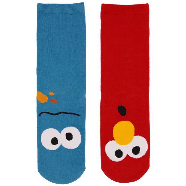 USJ Cookie Monster x Elmo 成人中筒襪