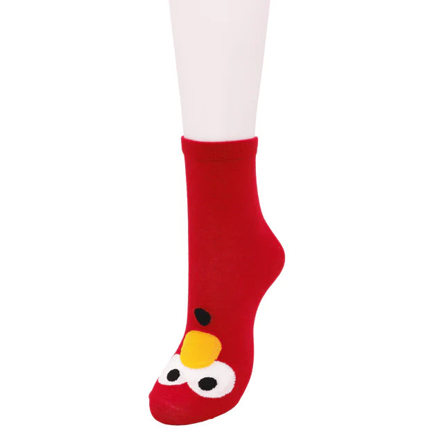 USJ Cookie Monster x Elmo 成人中筒襪