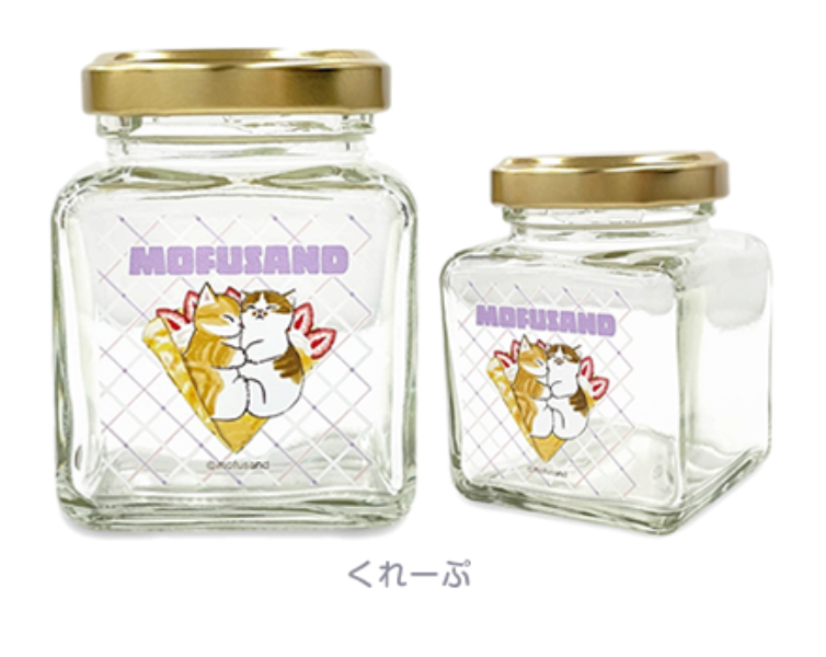 【訂貨】Mofusand 迷你玻璃瓶