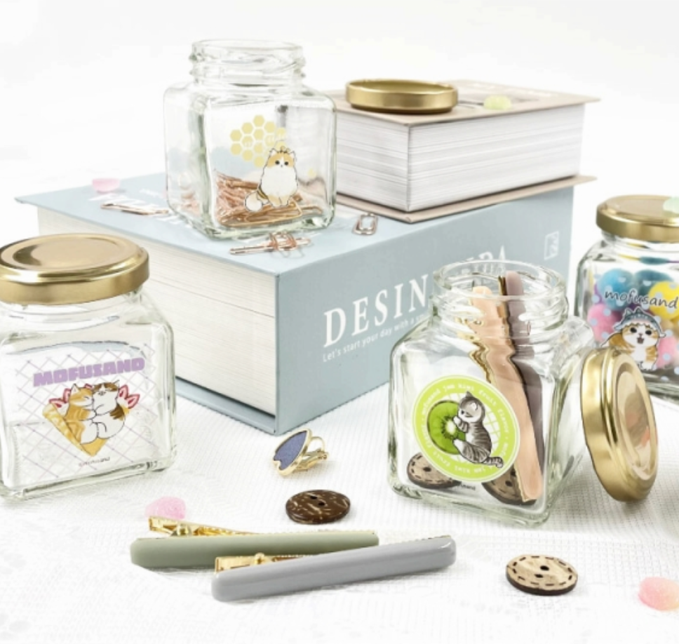 【訂貨】Mofusand 迷你玻璃瓶