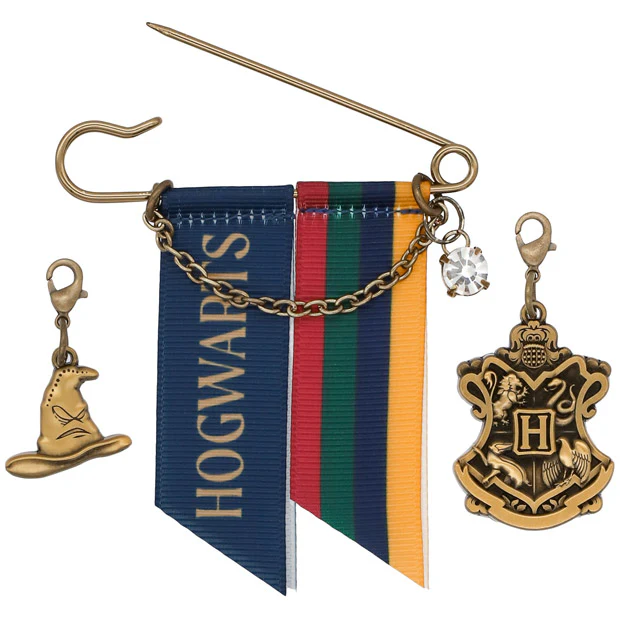 【訂貨】USJ 哈利波特 HOGWARTS - 扣針連小吊飾