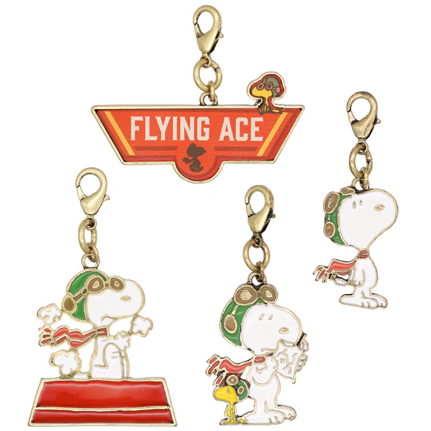 [Order] USJ PEANUTS Snoopy Flying Ace - Charm Set (4pcs)