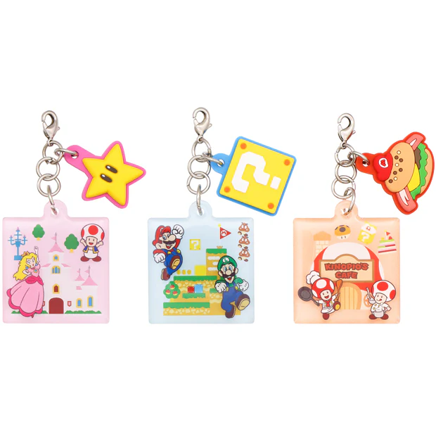 【訂貨】USJ 任天堂世界 Mario園區 5週年限定 - 小吊飾 3pcs