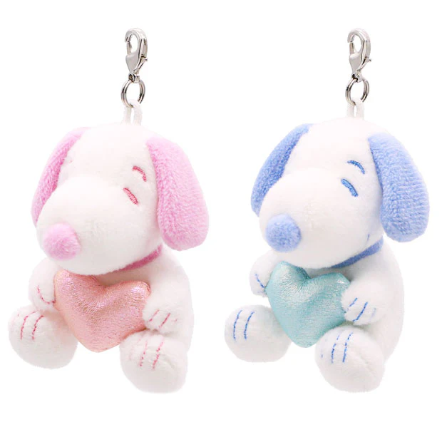 [Order Now] USJ Snoopy Pair Charm Heart-shaped Plush Toy Set