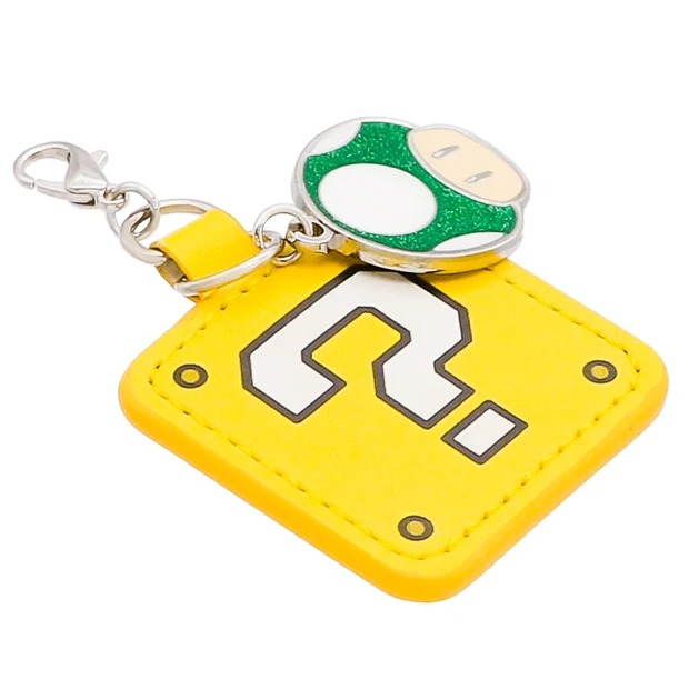 USJ Nintendo World Question Mark Block Mushroom Fire Flower Pair Charm Set