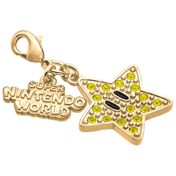 USJ Nintendo World Super Star Mushroom Fire Flower Charm Set 3pcs