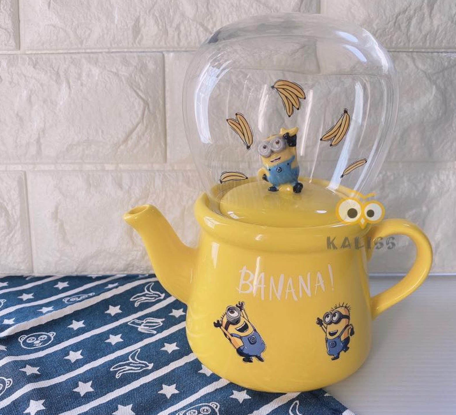 Minions 茶壺連玻璃杯套裝