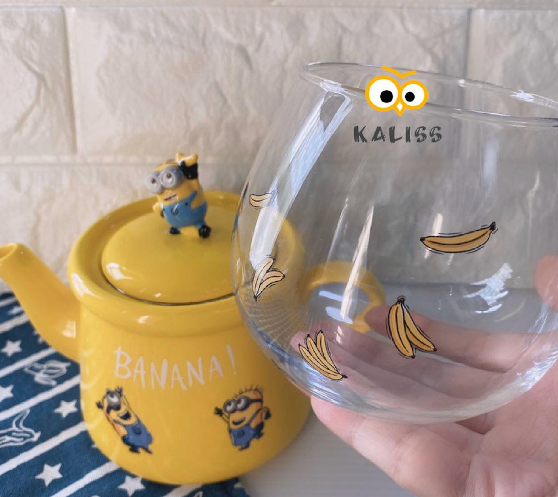 【訂貨】Minions Banana Teapot Set