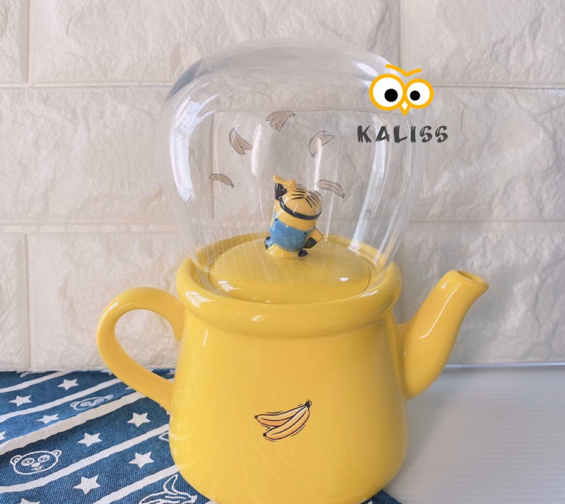 【訂貨】Minions Banana Teapot Set