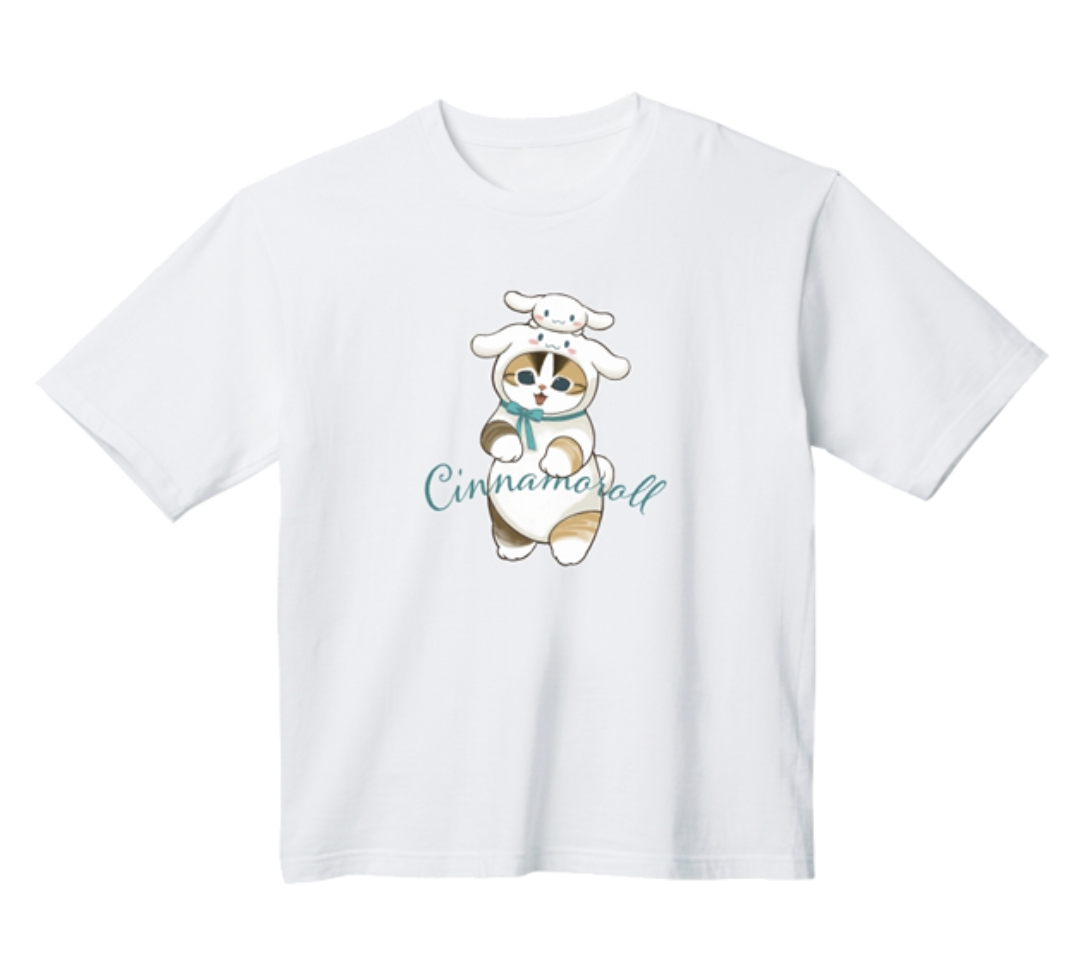 【訂貨】Mofusand x Sanrio 聯乘系列 第二彈 - tshirt （3款可選）