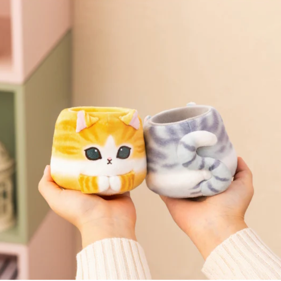 【訂貨】Mofusand 筆筒 - 兩色可選 （灰白/茶白）