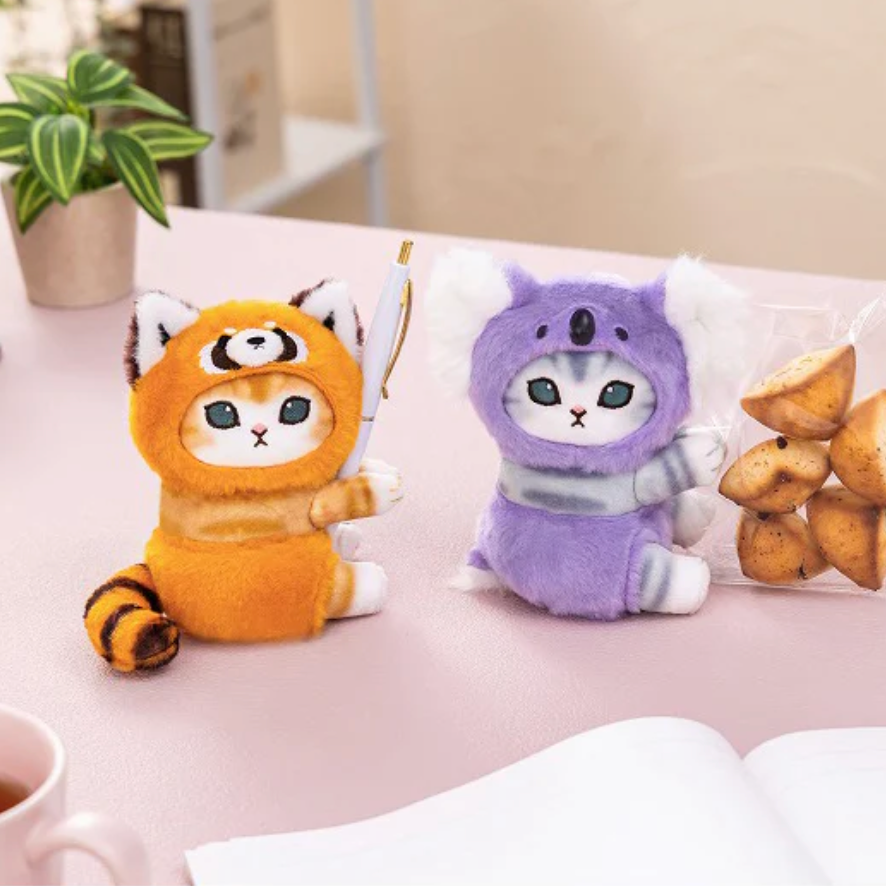 Mofusand 夾夾公仔 - 樹熊 / 小熊貓