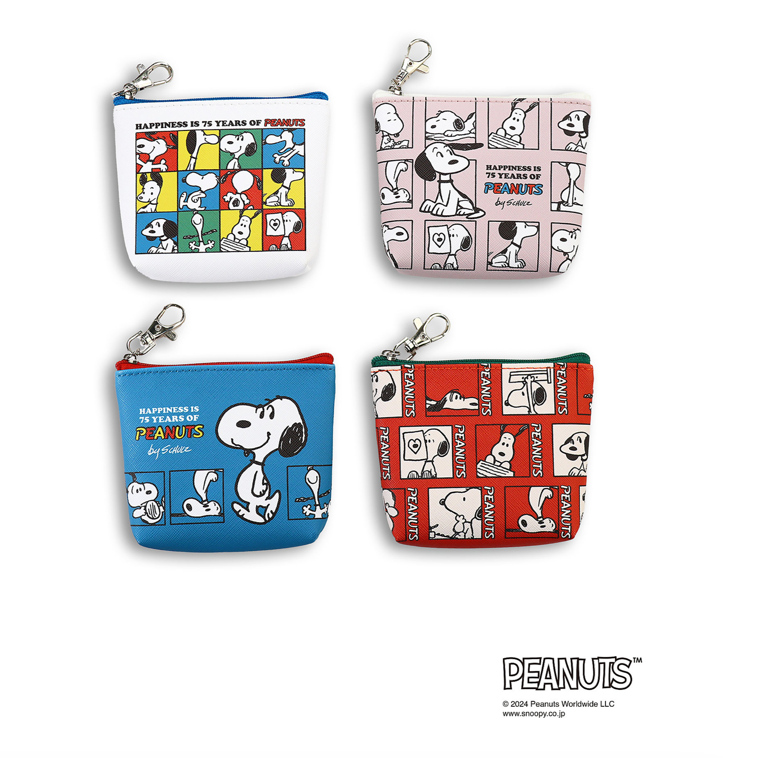PEANUTS 75周年 散銀包 Mini Pouch
