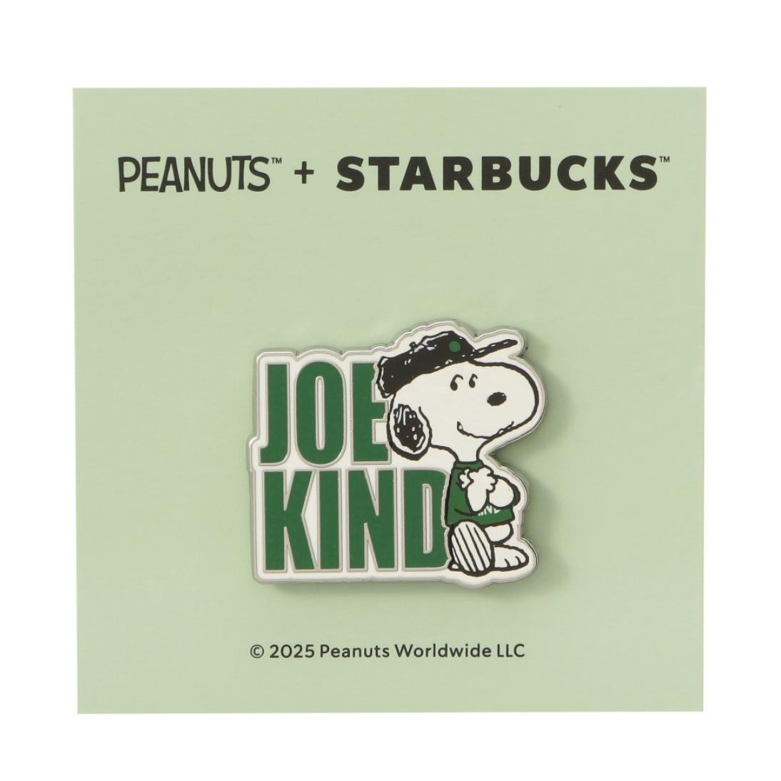 Starbucks x Peanuts Joe Kind Snoopy - 別針徽章 襟章