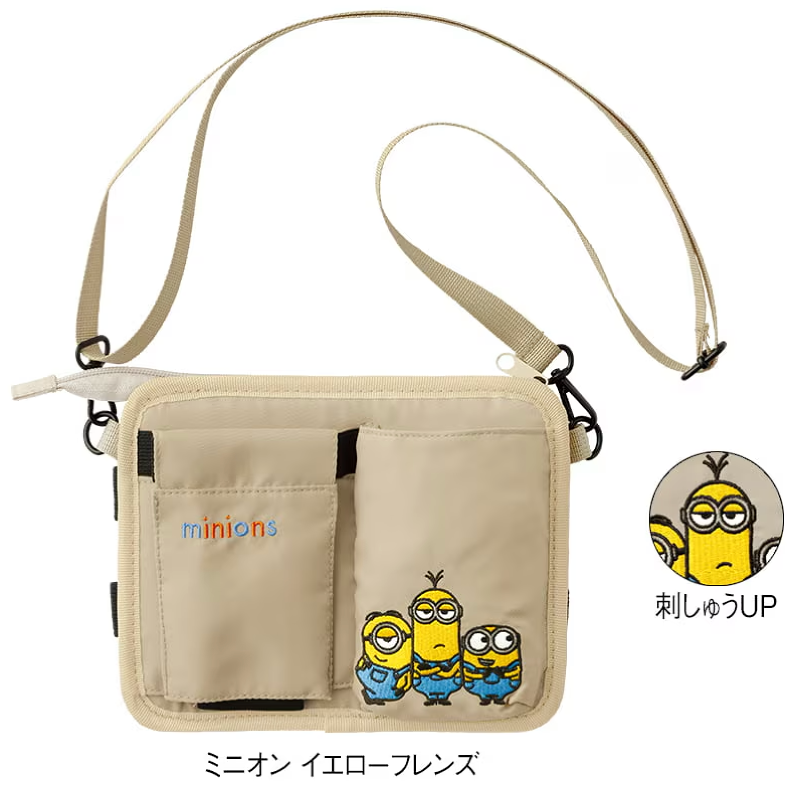 USJ Minions Yellow Friends 行李箱用 2-Way 置物包 單肩包