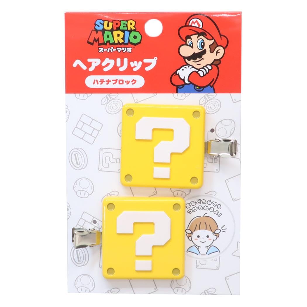 【訂貨】Mario 髮夾 - 蘑菇  / 栗寶寶  / 問號方塊 / 幽靈鬼鬼