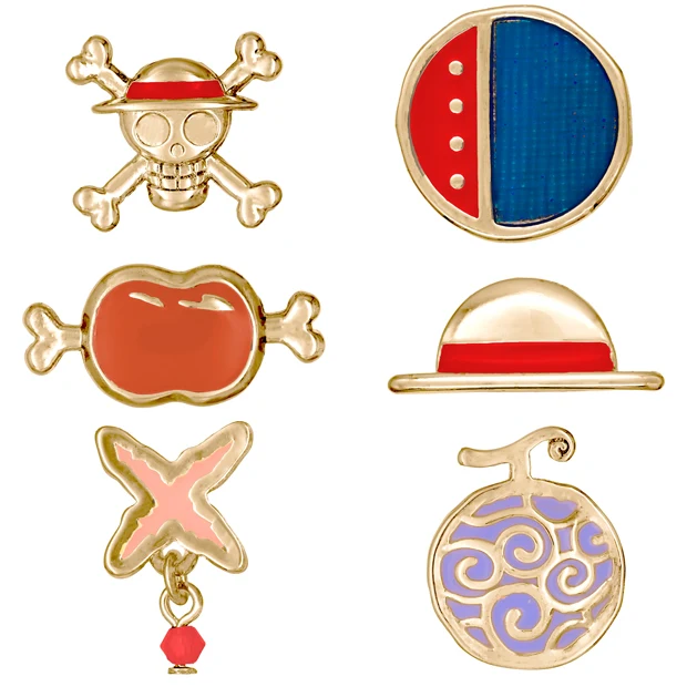 【訂貨】USJ ONE PIECE Premier Summer 2026 海賊王 - 路飛 耳環套裝 6pcs
