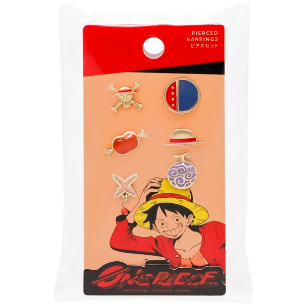 【訂貨】USJ ONE PIECE Premier Summer 2026 海賊王 - 路飛 耳環套裝 6pcs