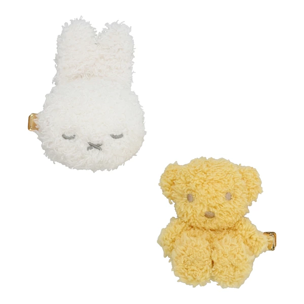 【訂貨】Miffy 髮飾系列 毛毛公仔髮夾 - 兩款可選 