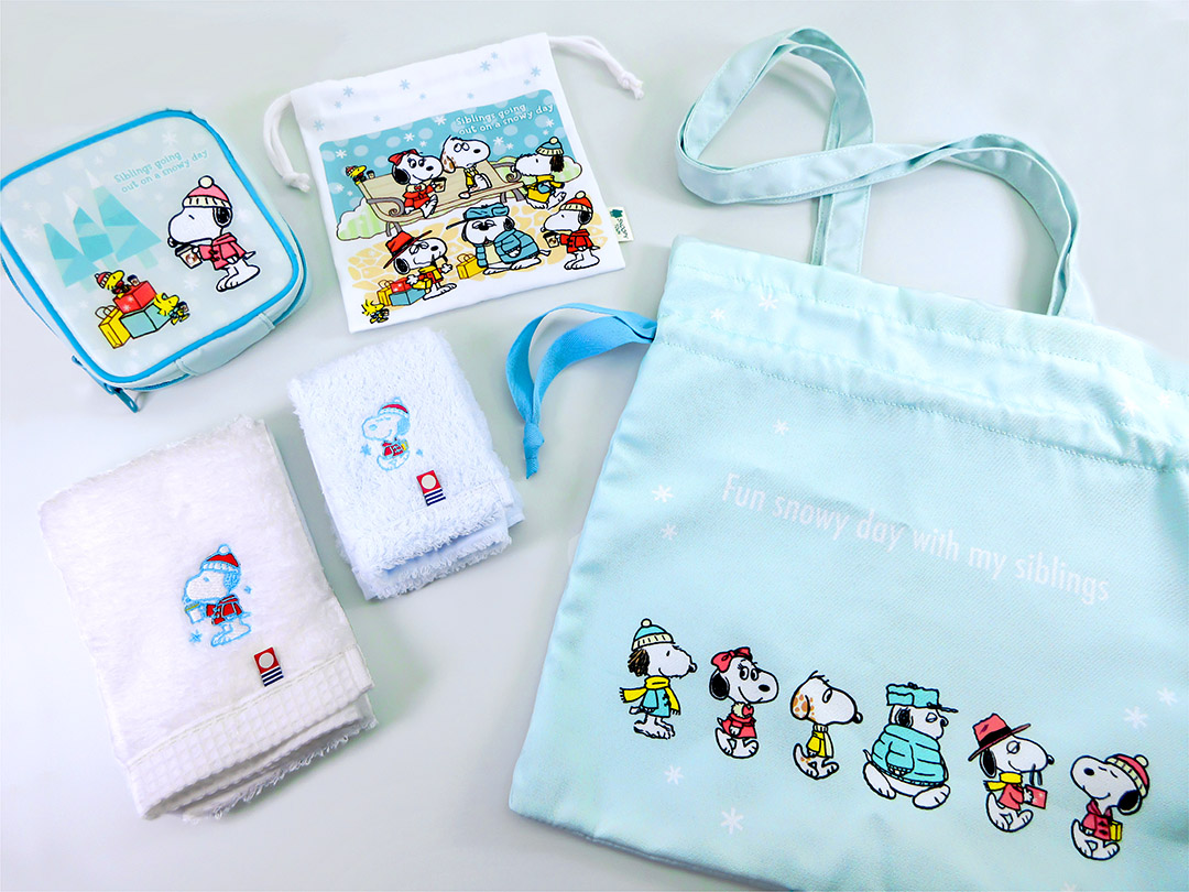 【訂貨】Snoopy Town Brother Fair 2026「snowy day」- 日本製刺繡小毛巾