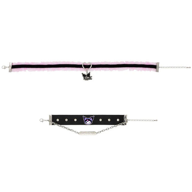 USJ x Kuromi Black Dreams Bloom -  Choker & Bracelet Set