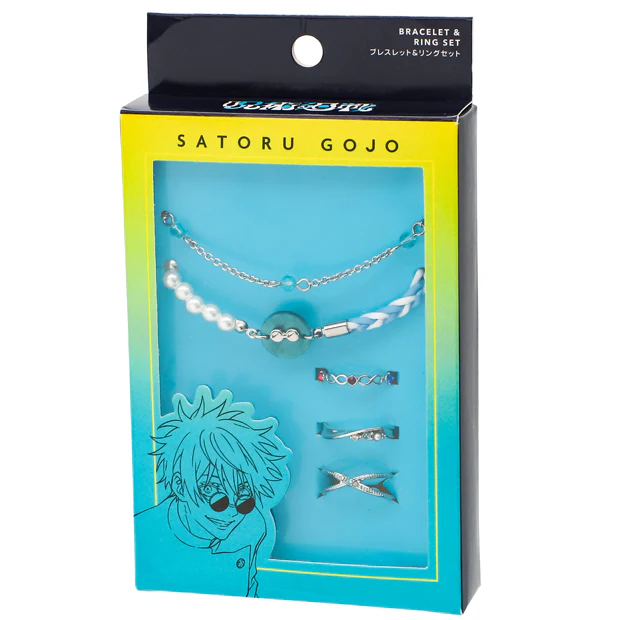 【訂貨】USJ 咒術迴戰 手鍊及戒指 首飾套裝（五條悟）