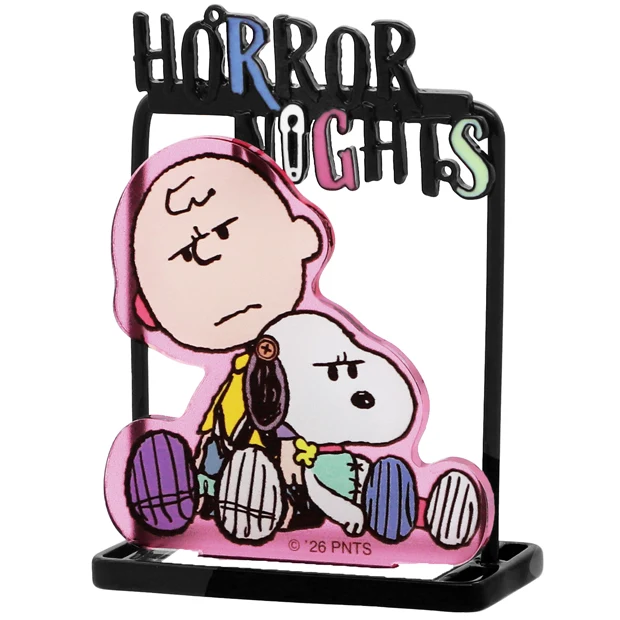【訂貨】USJ Halloween Snoopy Horror Nights 2026 - Snoopy & Charlie Brown 耳環連飾物架