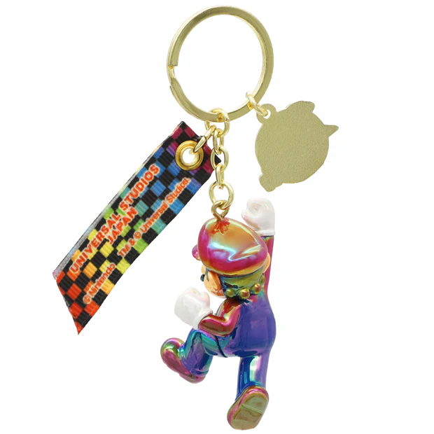 【訂貨】USJ 25th Discover U 週年紀念系列 - 任天堂 Mario & 庫巴 幻彩色鑰匙扣