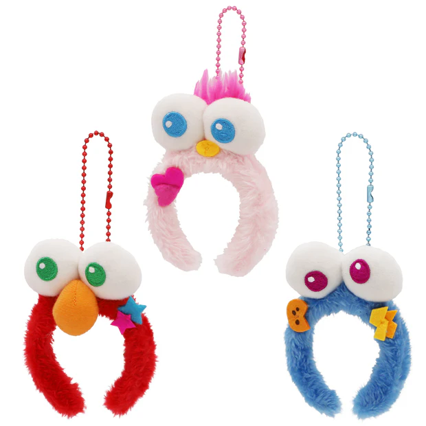 【訂貨】USJ 芝麻街 迷你頭箍掛飾 Elmo Moppy Cookie Monster