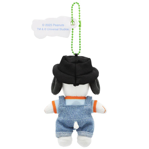 USJ Peanuts 工人褲 Snoopy  掛飾公仔（S）