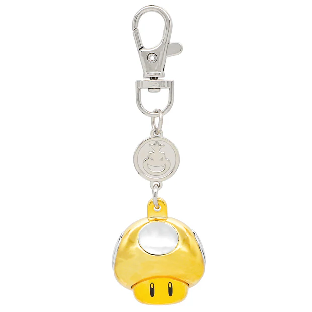 【訂貨】USJ Mario Keychain - 黃金蘑菇鑰匙扣