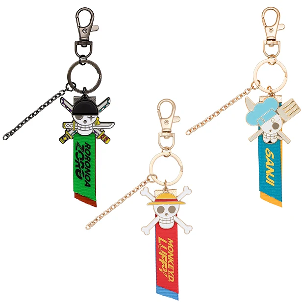 USJ ONE PIECE Premier Summer 2026 - Keychain Set (Zoro, Luffy, Sanji)