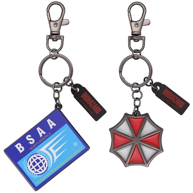 【訂貨】USJ Halloween 生化危機 BSAA/U.B.C.S. 鑰匙扣套裝