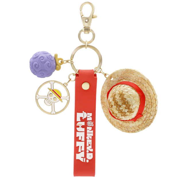 USJ ONE PIECE Premier Summer 2026 One Piece - Luffy Gomu Gomu no Mi Devil Fruit x Straw Hat Keychain