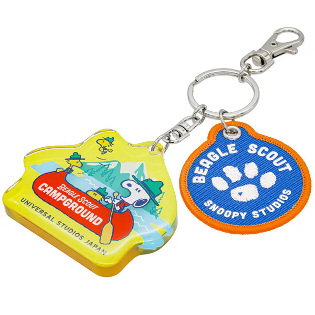 USJ Peanuts Snoopy Beagle Scout 露營童軍系列 - 鑰匙扣套裝