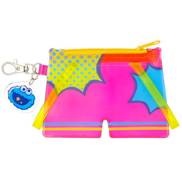 【訂貨】USJ 25th Discover U 週年紀念系列 - Cookie Monster 短褲造型 小袋掛飾