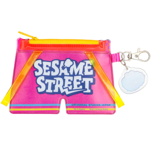 【訂貨】USJ 25th Discover U 週年紀念系列 - Cookie Monster 短褲造型 小袋掛飾