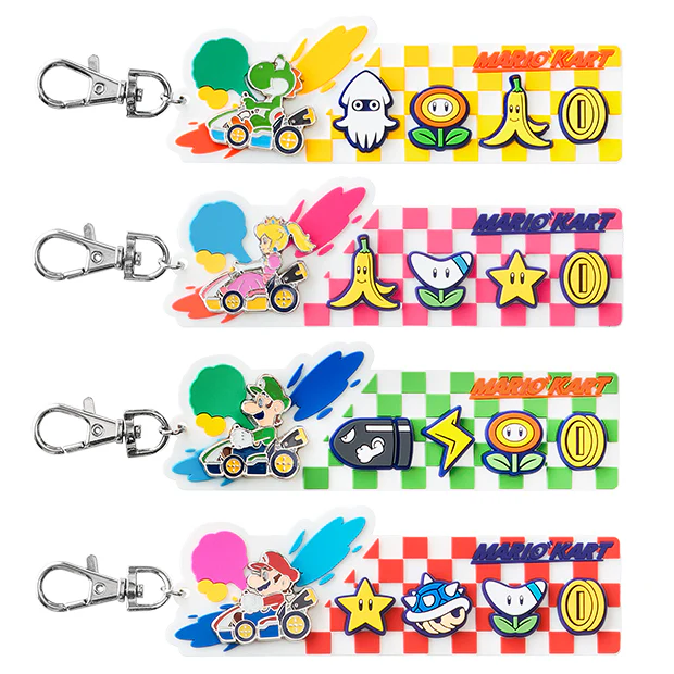 【訂貨】USJ 25th Discover U 週年紀念系列 - 任天堂 Mario Kart 掛飾 鑰匙扣（盲盒）