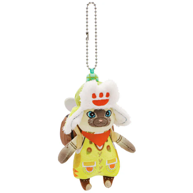 【訂貨】USJ Monster Hunter Wilds 魔物獵人 - 艾路貓 公仔掛飾