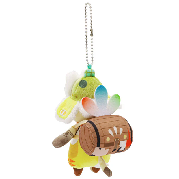 【訂貨】USJ Monster Hunter Wilds 魔物獵人 - 艾路貓 公仔掛飾