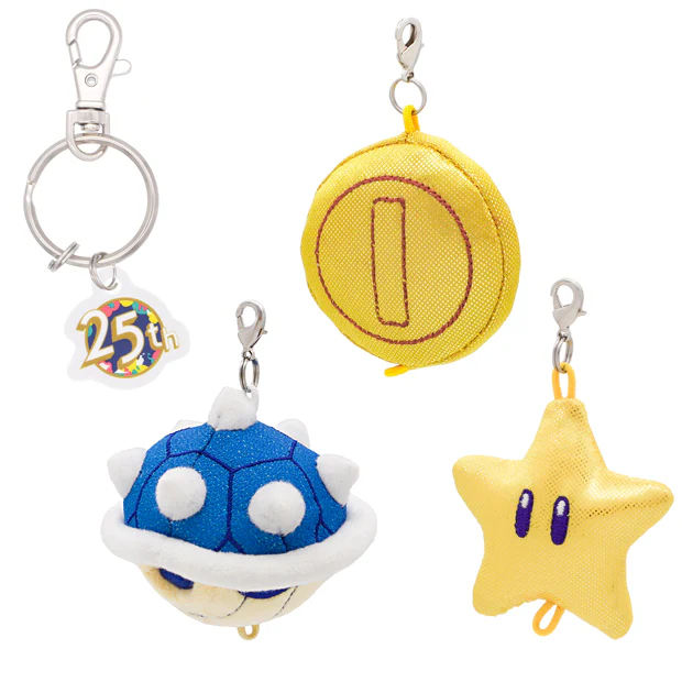 【訂貨】USJ 25th Discover U 週年紀念系列 - 任天堂 Mario & 庫巴 3連公仔掛飾