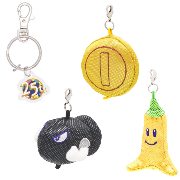 【訂貨】USJ 25th Discover U 週年紀念系列 - 任天堂 Mario & 庫巴 3連公仔掛飾