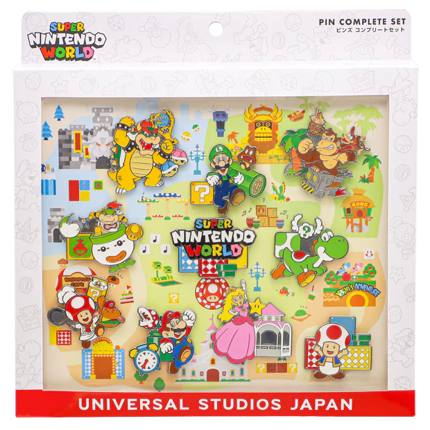 【訂貨】USJ 任天堂世界 Mario園區 5週年限定 - Collectible Pin 襟章 盲盒 