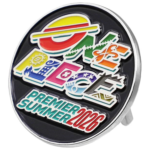 USJ ONE PIECE Premier Summer 2026 - Round Badge Complete Box Set