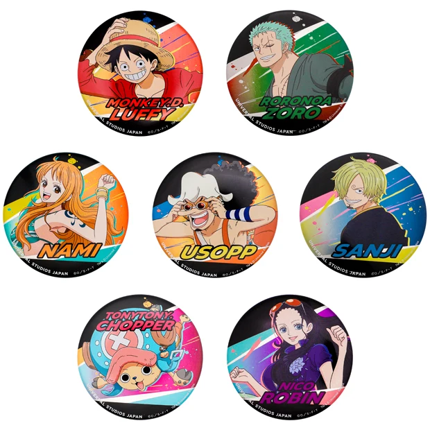 USJ ONE PIECE Premier Summer 2026 - Round Badge Complete Box Set