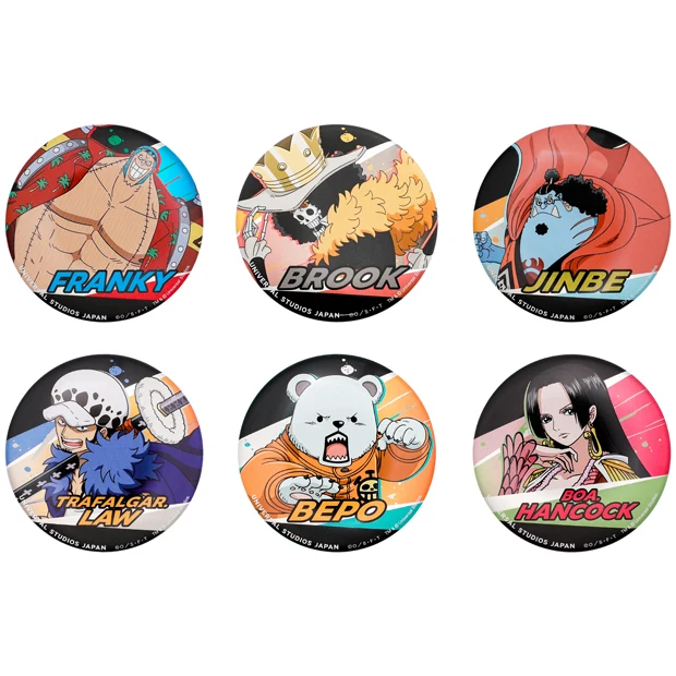 USJ ONE PIECE Premier Summer 2026 - Round Badge Complete Box Set