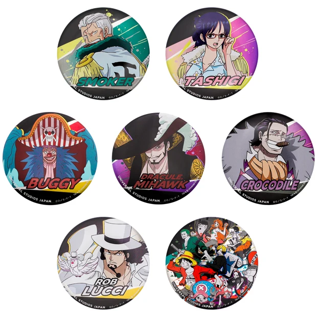 USJ ONE PIECE Premier Summer 2026 - Round Badge Complete Box Set